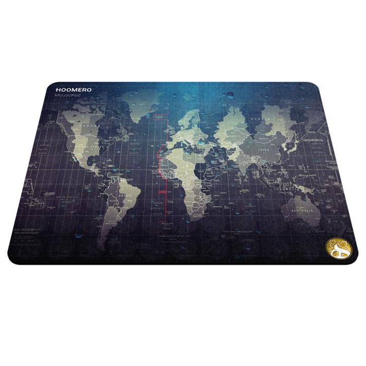 ماوس پد هومرو طرح نقشه جهان مدل A1716 Hoomero World Map A1716 Mousepad